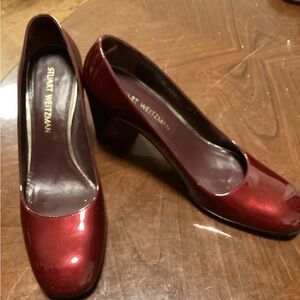 Stuart Weitzman Burgundy Heels